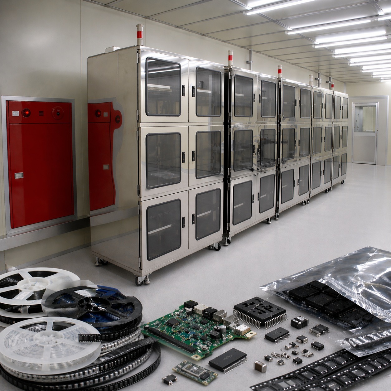 EMS | SMT | IPC/JEDEC J-Std-033C Electronic Components Dry Cabinet
