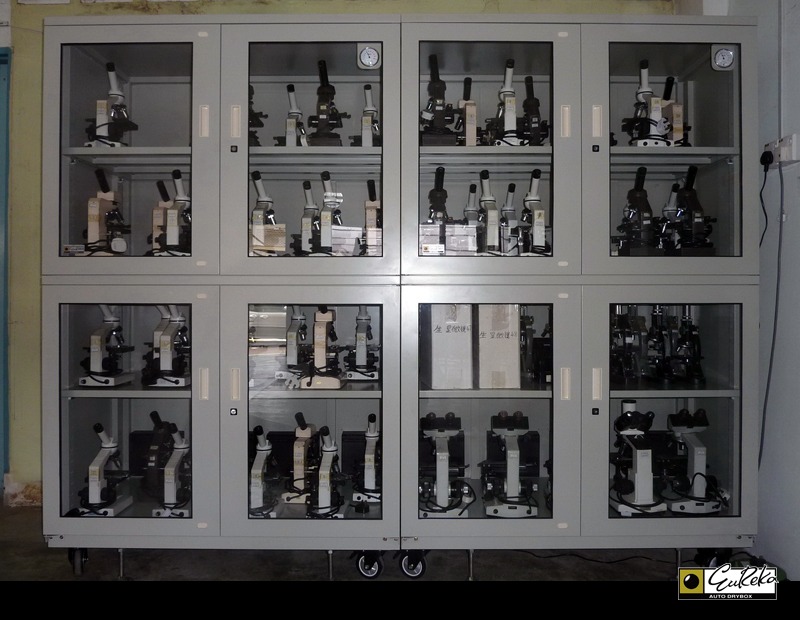 Microscope Storage Dry Cabinet Protecting School Equipment