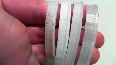 Results of 3d printing filament exposed to moisture