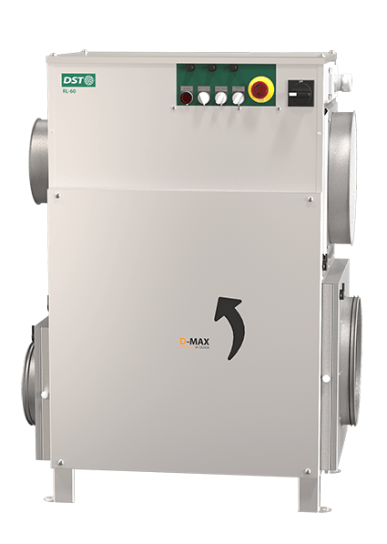 瑞典 DST 吸附轉輪式工業除濕機，型號 RAL-60R/LR - 正面