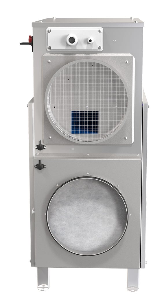 DST 瑞典工業用吸附轉輪式大型除濕機，型號 RAL-60R/LR - 左側